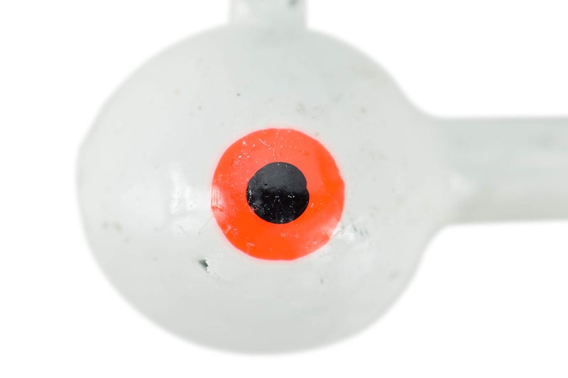 LAST CAST TACKLE 1/4-1oz White Ball Jig Heads - 10 Pack - 5 Sizes to Choose from (.250-1/4oz) - Image 5